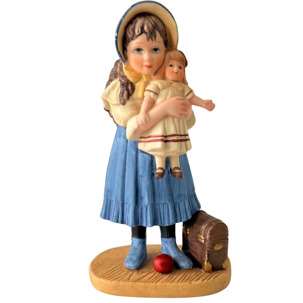 Jan Hagara Lisa and the Jumeau Doll Porcelain Figurine Royal Orleans 1983-84